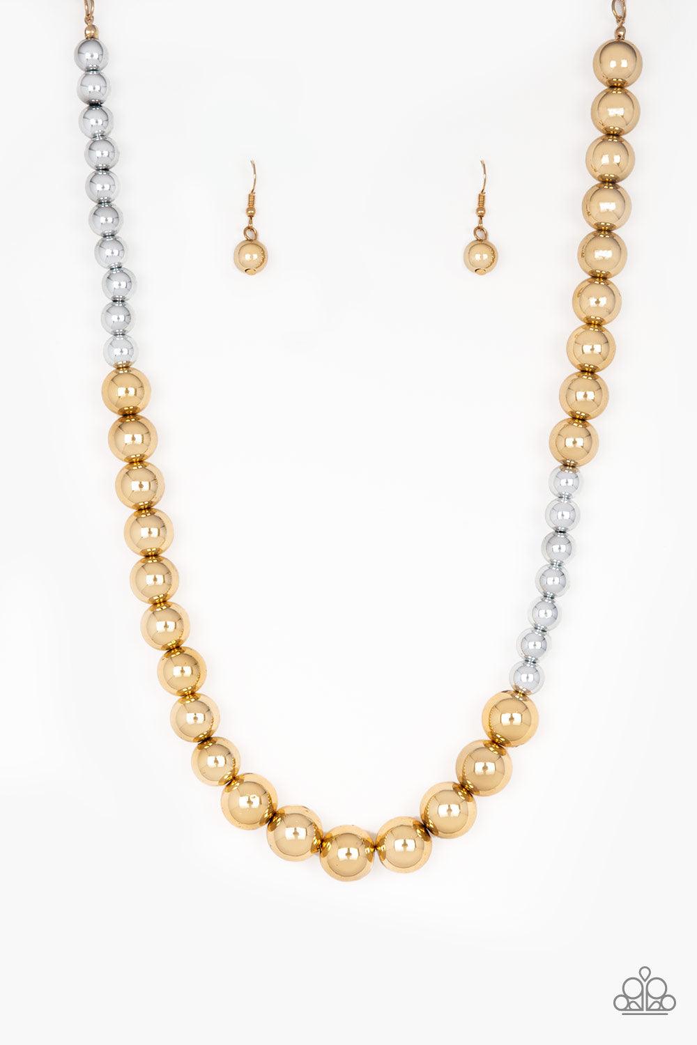 Paparazzi Accessories-Power To The People - Gold Necklace