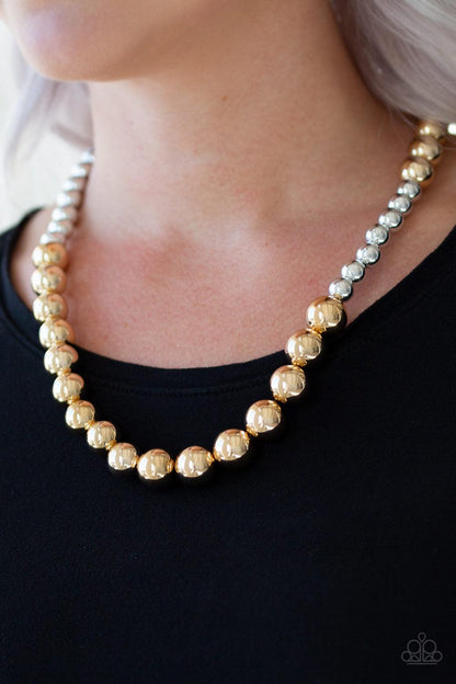 Paparazzi Accessories-Power To The People - Gold Necklace