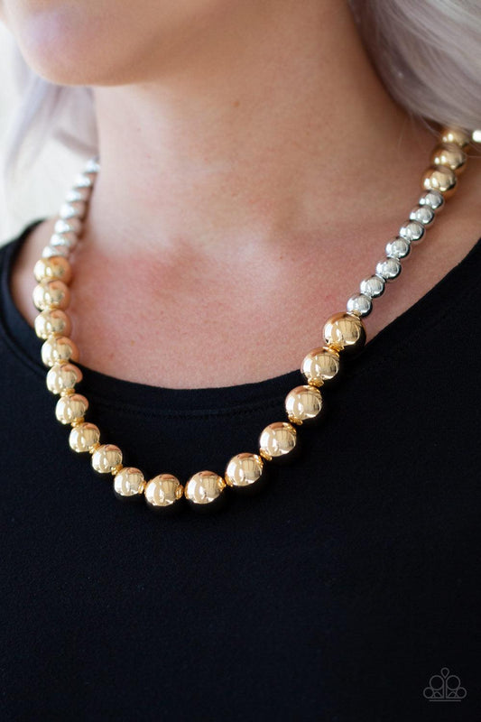 Paparazzi Accessories-Power To The People - Gold Necklace