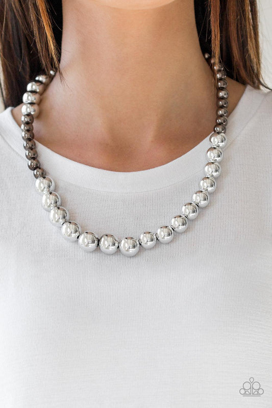 Power To The People Silver Necklace - Jewelry by Bretta