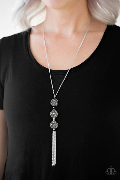 Triple Shimmer Silver Necklace - Jewelry by Bretta