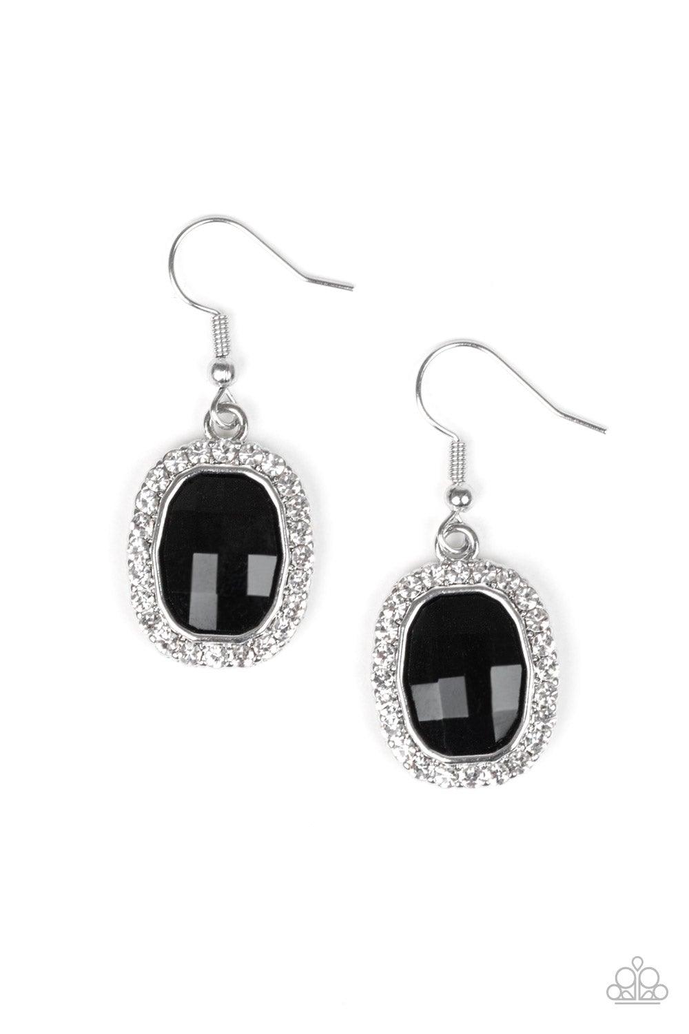 Paparazzi Accessories-The Modern Monroe - Black Earrings