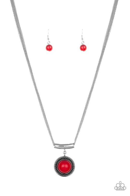 Gypsy Gulf Red Necklace - Jewelry by Bretta