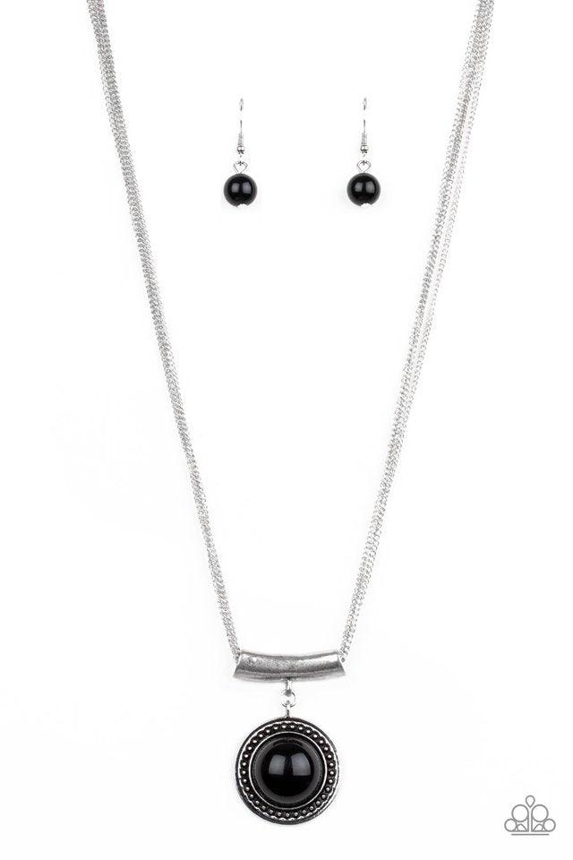 Paparazzi Accessories - Gypsy Gulf - Black Necklace 