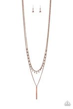 Paparazzi Accessories-Keep Your Eye On The Pendulum - Copper Necklace
