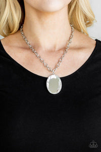 Paparazzi Accessories-Light As HEIR - White Necklace