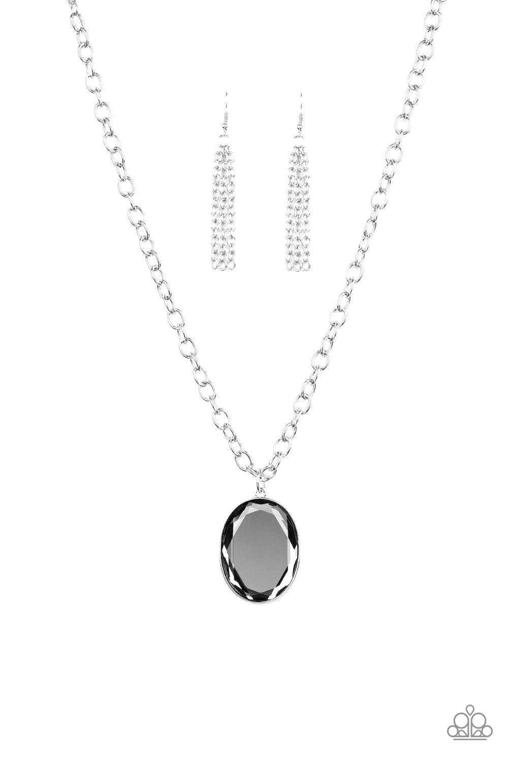 Paparazzi Accessories-Light As HEIR - Silver Necklace
