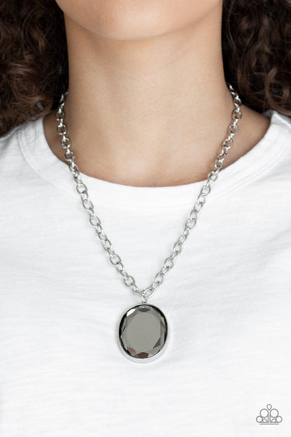 Paparazzi Accessories-Light As HEIR - Silver Necklace