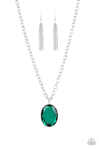 Paparazzi Accessories-Light As HEIR - Green Necklace
