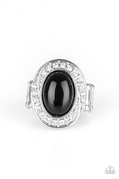 Paparazzi Accessories-The ROYALE Treatment - Black Ring