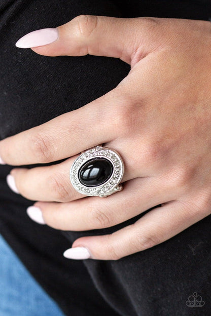 Paparazzi Accessories-The ROYALE Treatment - Black Ring