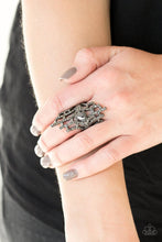 Modern Muse Black Ring -  Jewelry by Bretta