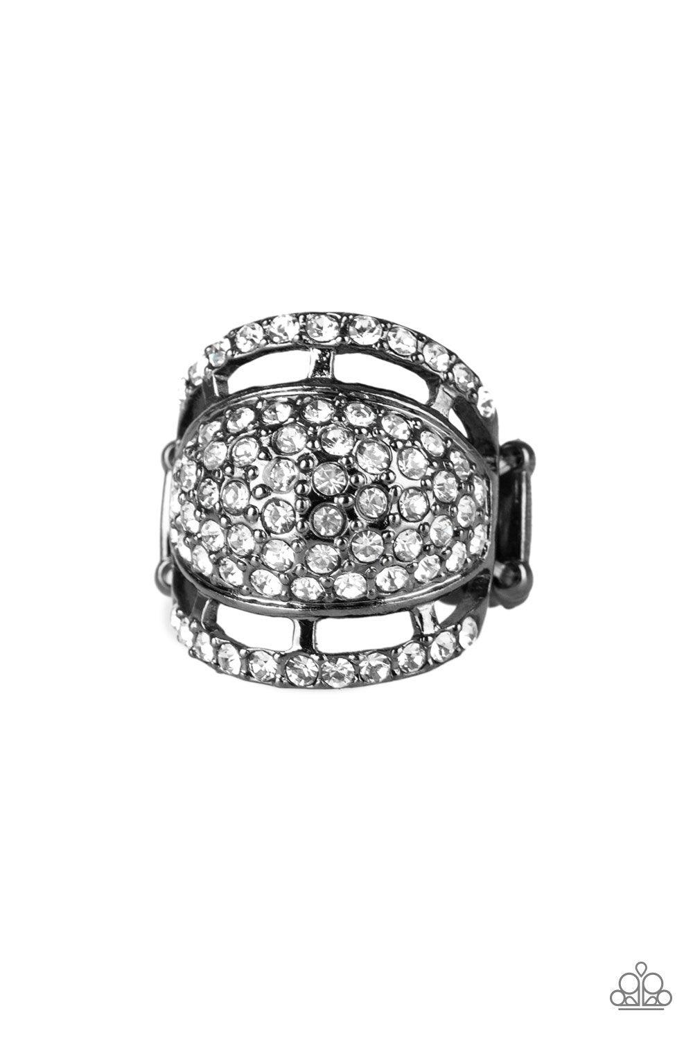 Paparazzi Accessories-The Seven-FIGURE Itch - Black Ring