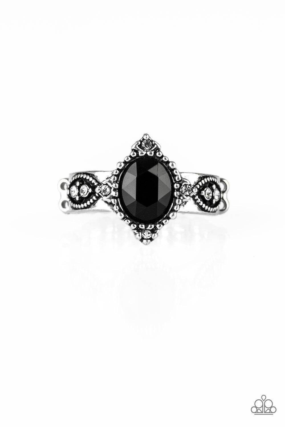 Paparazzi Accessories-Pricelessly Princess - Black Ring