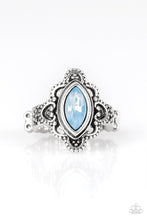 Paparazzi Accessories-Glass Half-COLORFUL - Blue Ring