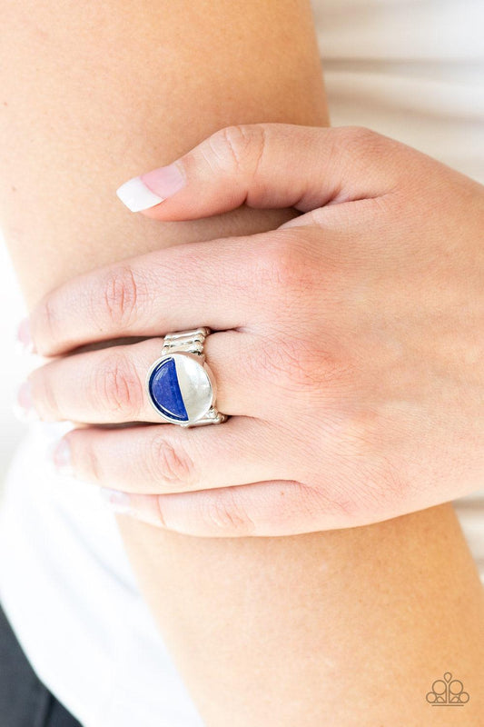 Paparazzi Accessories-Stone Seeker - Blue Ring