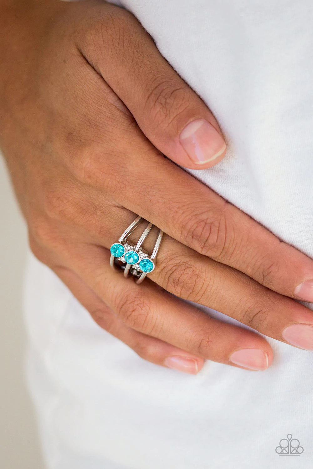 Triple Crown Winner Blue Ring - Jewelry by Bretta