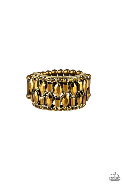 Paparazzi Accessories-Treasure Trove Tribute - Brass Ring