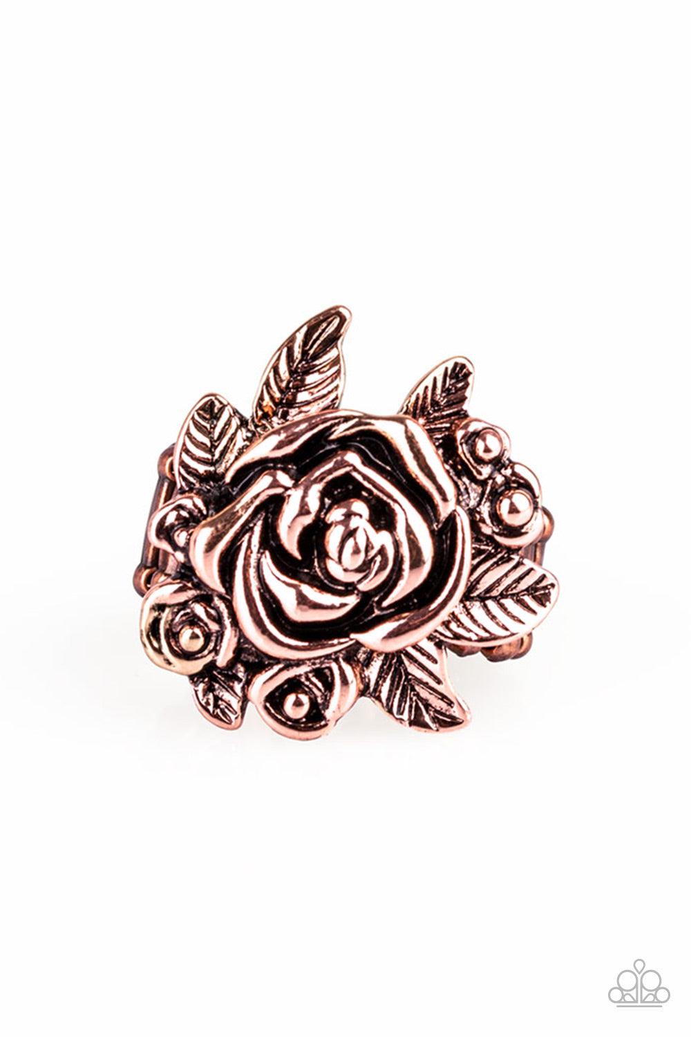 Paparazzi Accessories-Bouquet Bonanza - Copper Ring