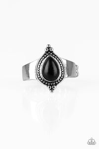Paparazzi Accessories-Mineral Minimalist - Black Ring