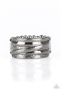 Paparazzi Accessories-Rise and Shine - Black Ring