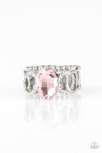 Paparazzi Accessories-Supreme Bling - Pink Ring