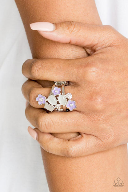 Paparazzi Accessries-Daisy Delight - Purple Ring