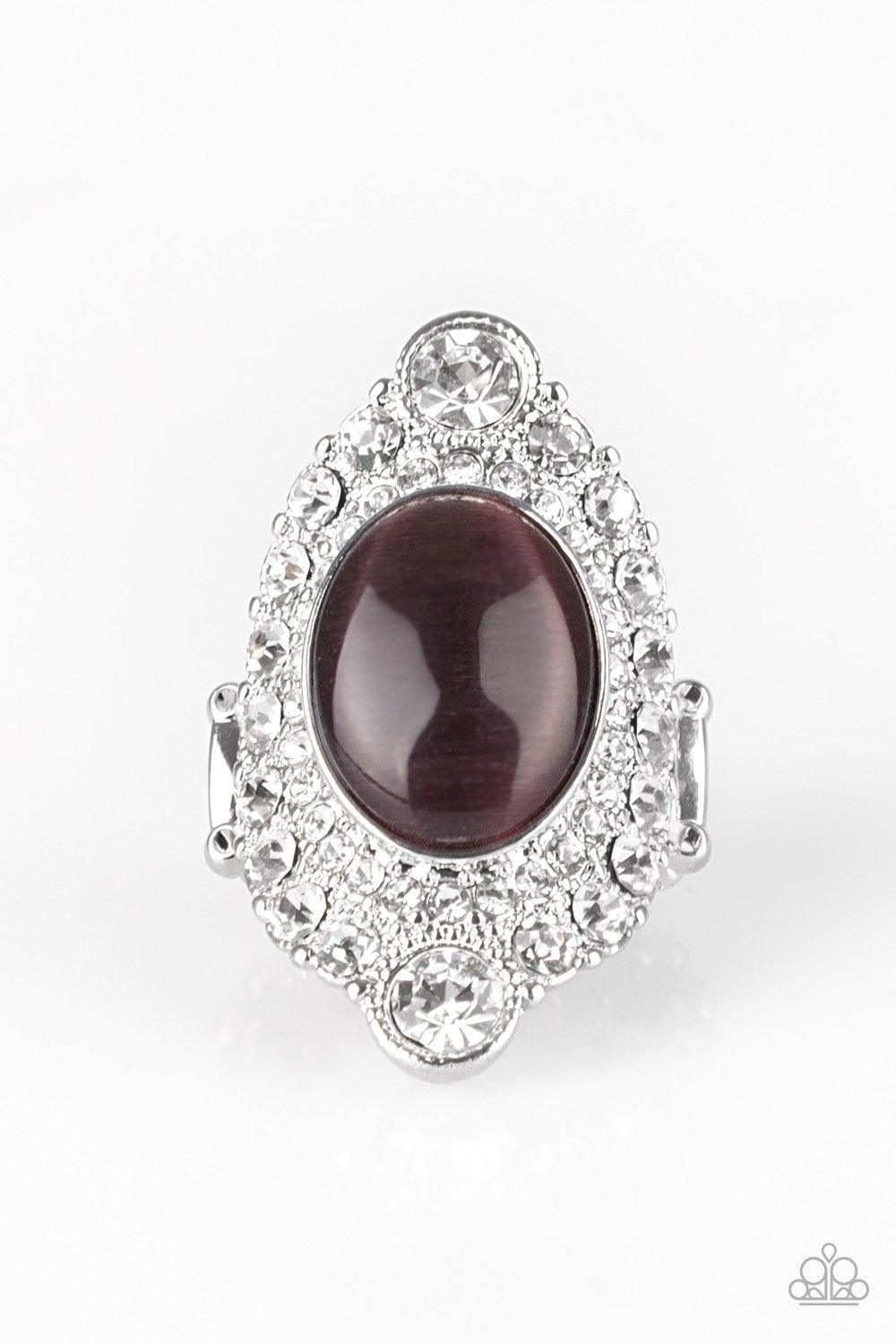 Paparazzi Accessories-Riviera Royalty - Purple Ring