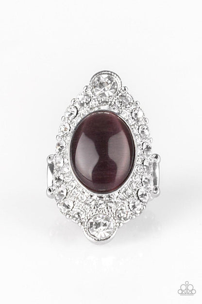 Paparazzi Accessories-Riviera Royalty - Purple Ring