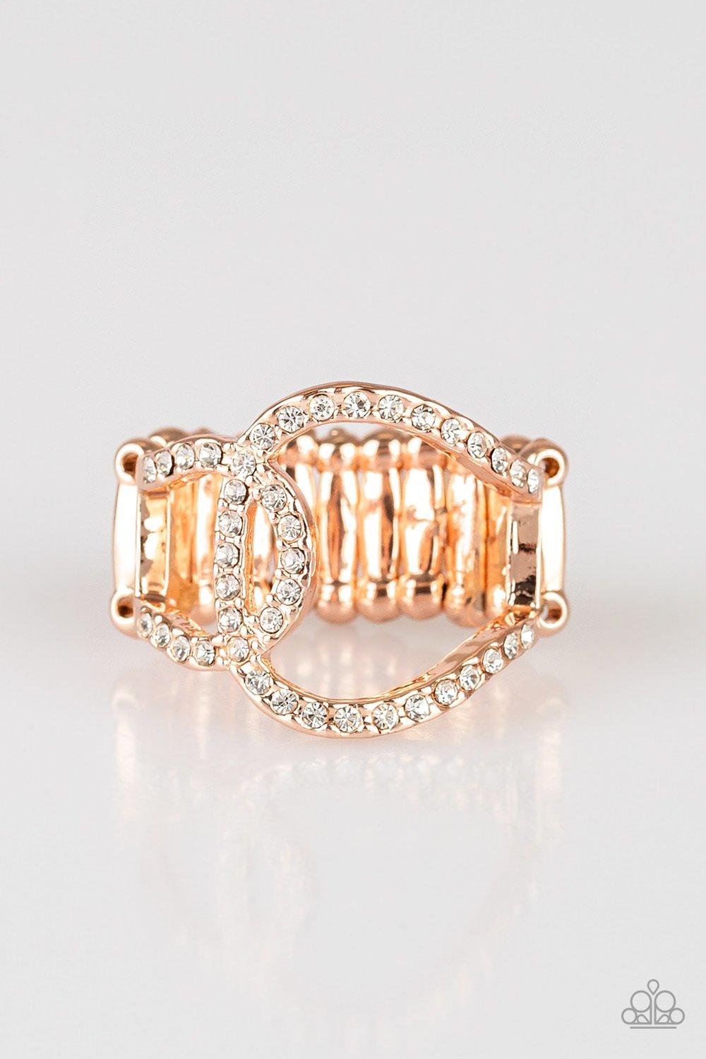 Paparazzi Accessories-Radical Radiance - Rose Gold Ring