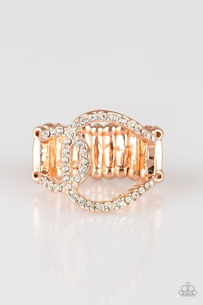 Paparazzi Accessories-Radical Radiance - Rose Gold Ring