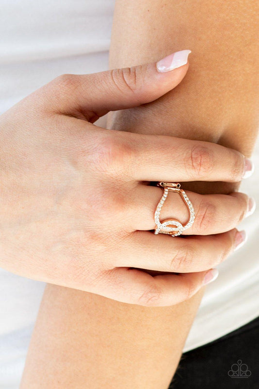 Paparazzi Accessories-Radical Radiance - Rose Gold Ring