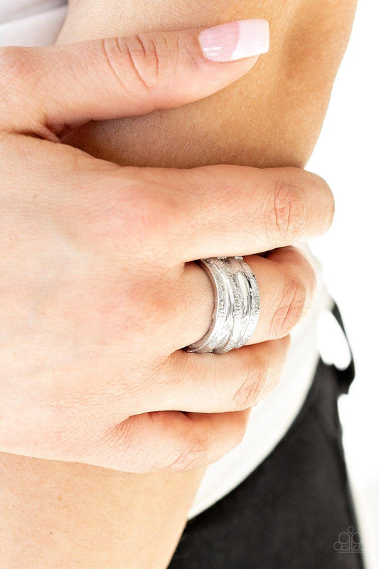 Paparazzi Accessories-Rise and Shine - Silver Ring