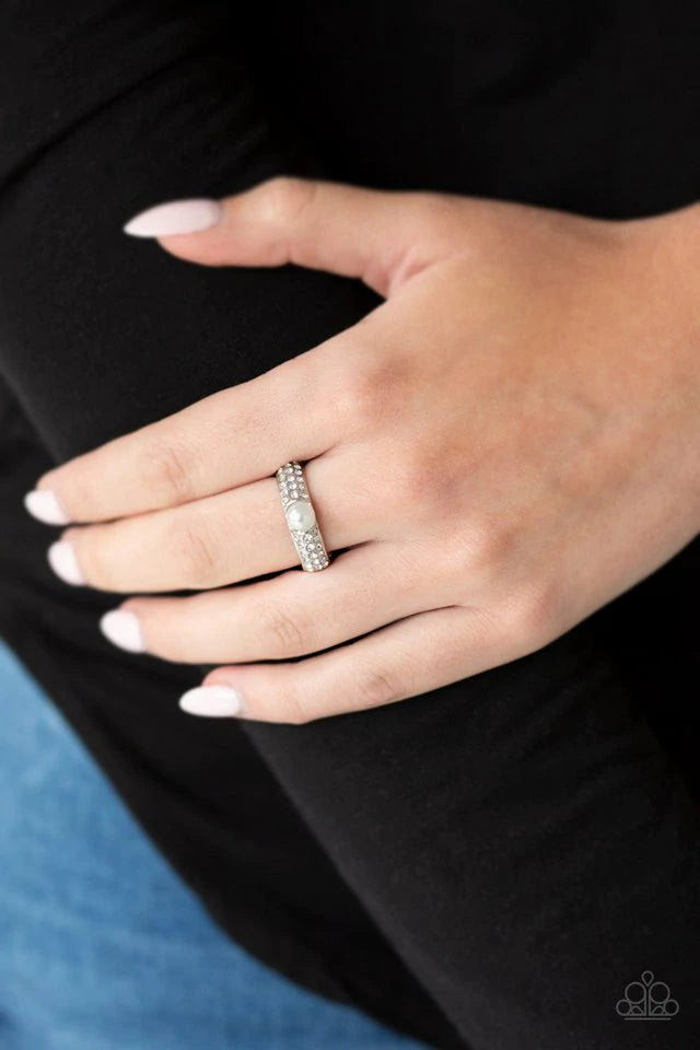 Brighten Your Day White Ring - Jewelry by Bretta