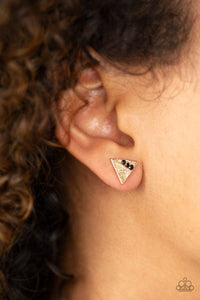 Pyramid Paradise Black Earrings - Jewelry by Bretta