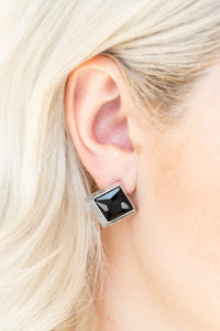 Stellar Square Black Earrings - Jewelry By Bretta