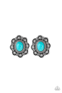 Paparazzi Accessories-Springtime Deserts - Blue Earrings