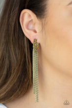 Radio Waves Brass Post Earrings - Jewelry by Bretta