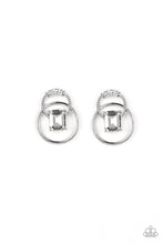 Paparazzi Accessories-Dangerously Dapper - White Earrings