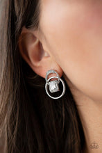 Paparazzi Accessories-Dangerously Dapper - White Earrings