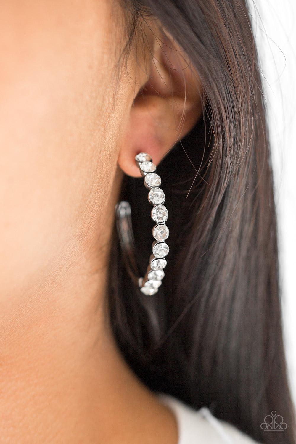 Paparazzi Accessories-My Kind Of Shine - Black Earrings