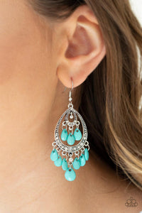 Gorgeously Genie  Blue Earrings- Jewelry by Bretta