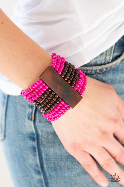 JAMAICAN Me Jam Pink Bracelet - Jewelry by Bretta