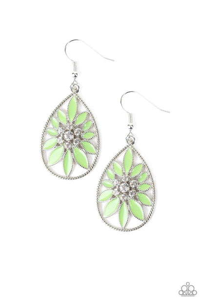 Floral Morals Green Earrings - Jewelry by Bretta