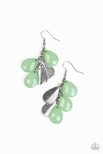 Paparazzi Accessories-Seaside Stunner - Green Earrings
