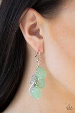 Paparazzi Accessories-Seaside Stunner - Green Earrings