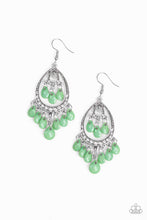 Paparazzi Accessories-Gorgeously Genie - Green Earrings