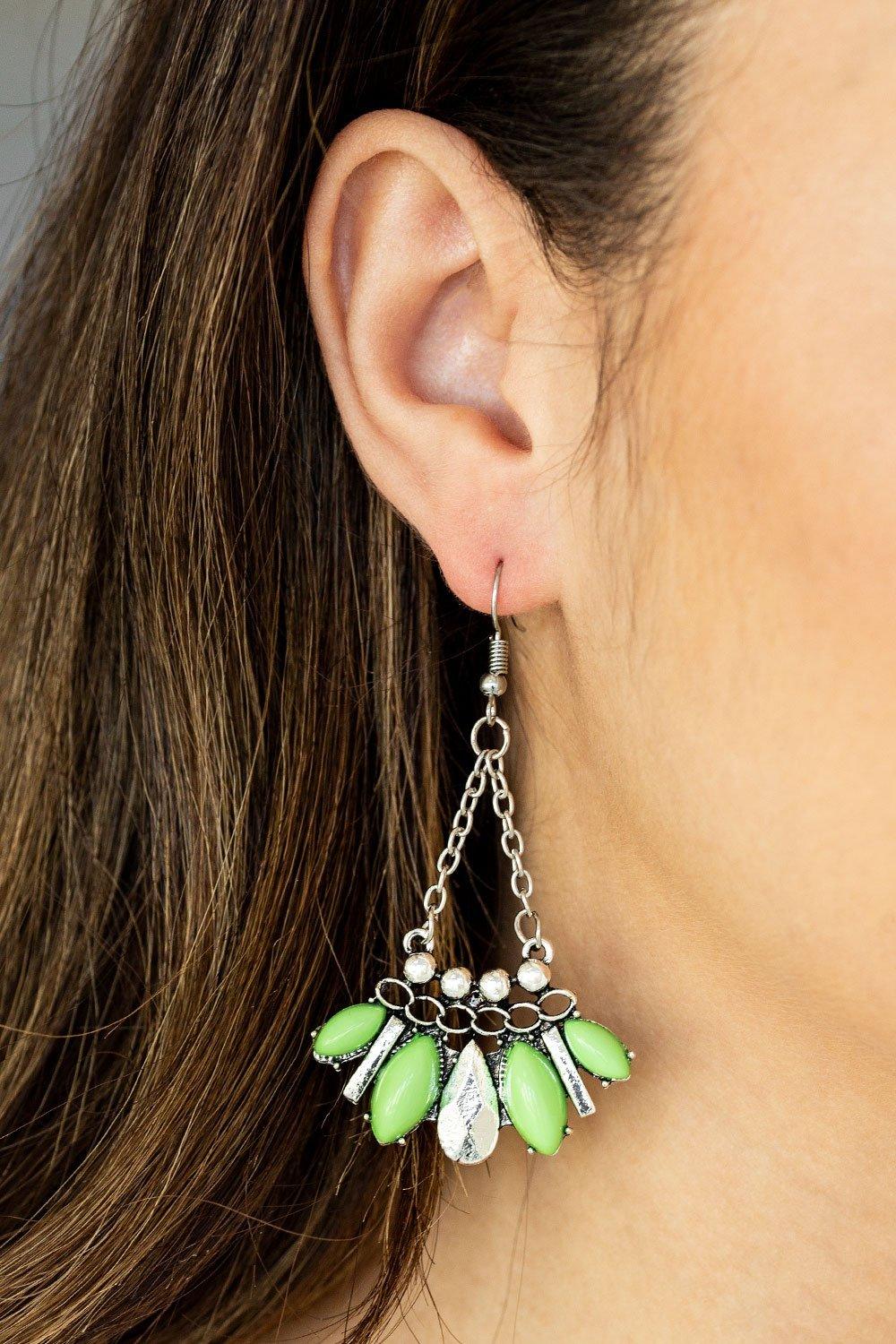 Molten Mogul Green Bracelet - Jewelry by Bretta