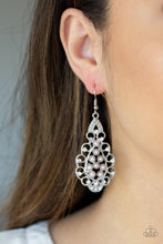 Paparazzi Accessories-Sprinkle On The Sparkle - Pink Earrings