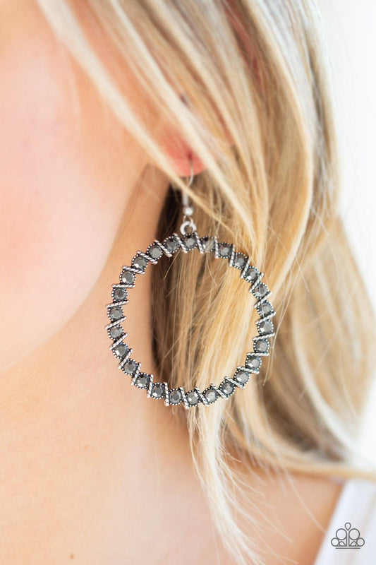 Paparazzi Accessories - Enlighten Me - Silver Earrings 